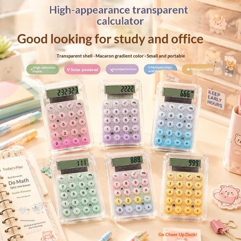 Scientific Calculator For Secondary School - Calcolatrice Portatile Mini Silenziosa e Carina,