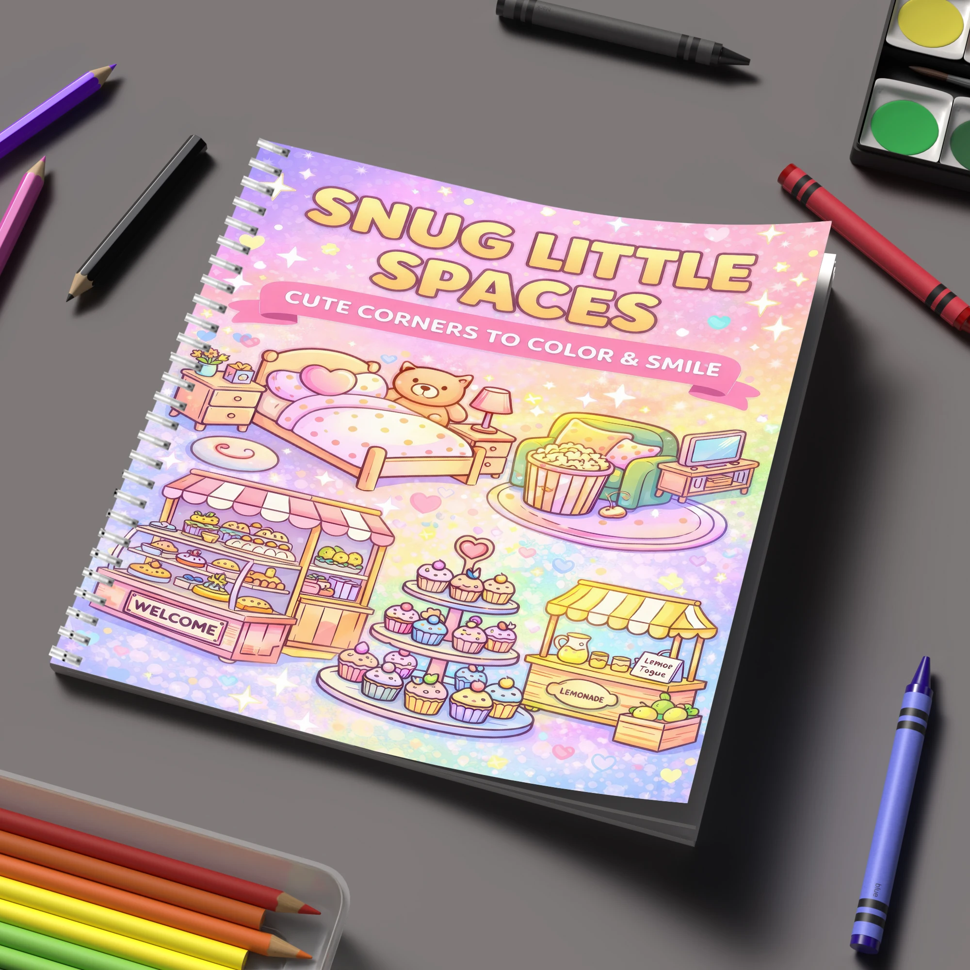 Libro da colorare Little Space - School Supplies recensione e prezzo