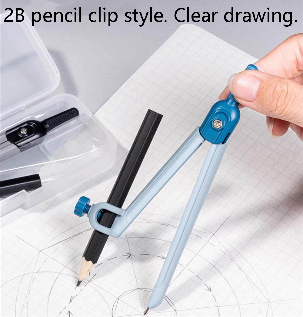 Set di 3 Pezzi per Geometria M - Math Geometry Set With Compass recensione e prezzo