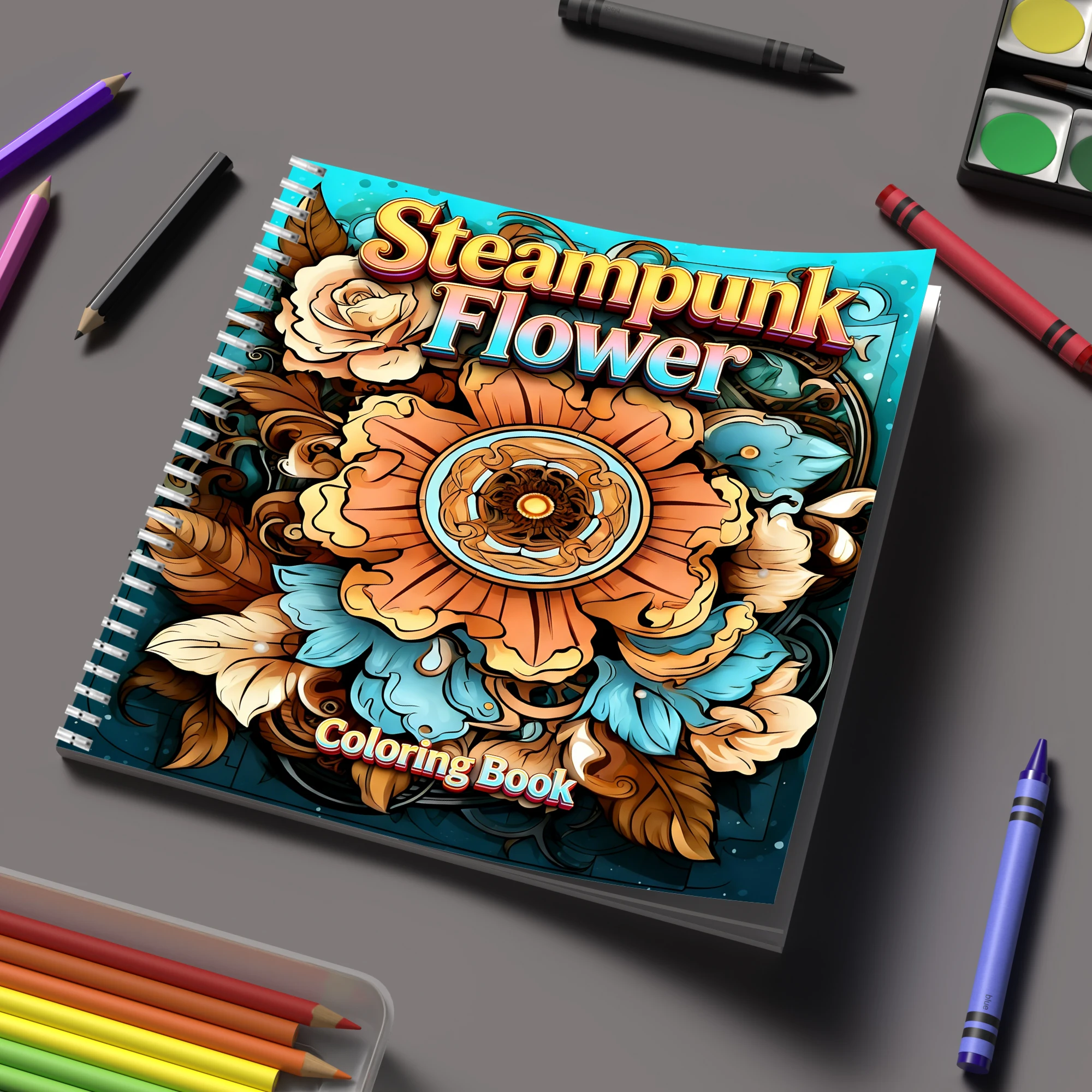 Libro da colorare Fiori Steamp - School Supplies recensione e prezzo